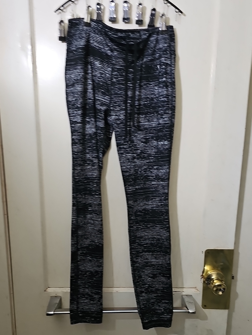 Women’s Black Heathered Drawstring Lounge Pants